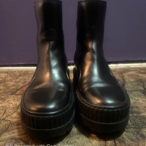 Puma X Fenty Rihanna Black Chelsea Sneaker Boots W
